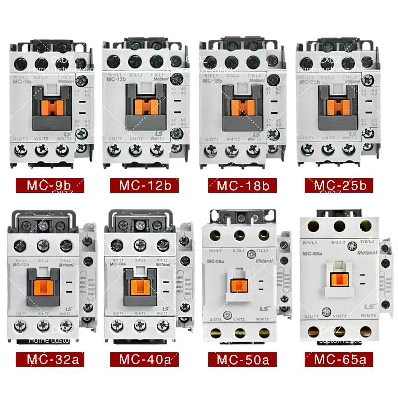 Low Voltage AC Contactor 220V MC-9B 12B 18B 25B 32A 40A 50A 65A 75A 85A