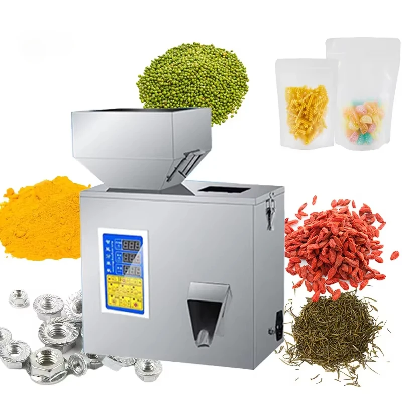 Small Granule Packing Machine Tea Bag Weighing And Packaging Semi Auto Powder Filling Machine