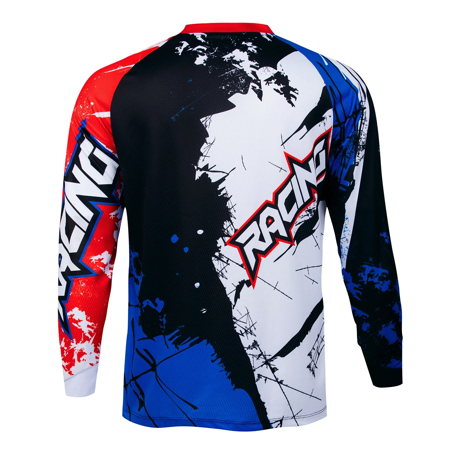 Profi-Motocross-Shirt mit langen Ärmeln, Mountainbike-Downhill-Trikot, Cross-Country-Fahrrad-Rennshirt, schnelltrocknendes Mountainbike-T-Shirt – Detail 9