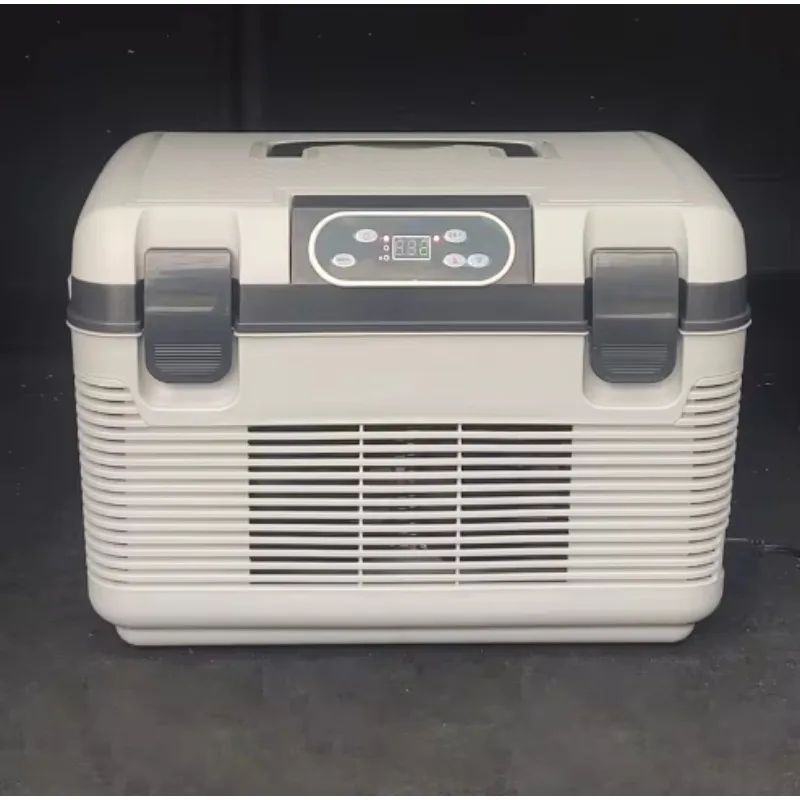 توم Auto14L ثنائي النواة مبرد ثلاجة السيارة الصغيرة وسخان مع مقبض مبرد ثلاجة السيارة والمكتب المنزلي