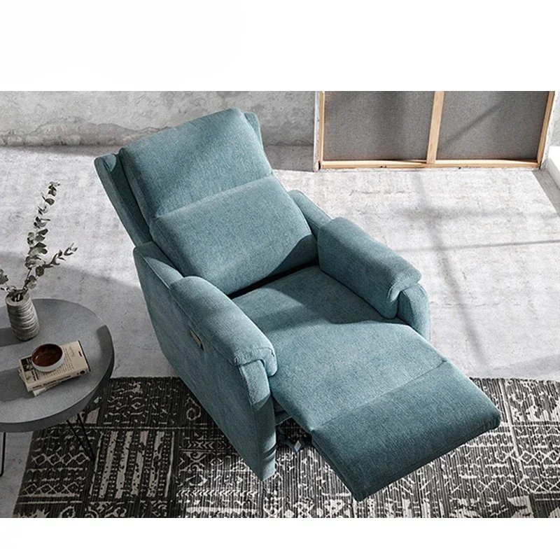 Custom single seat fabric electric adjustable angle single lift sofa with lumbar support Computer chair ergonomic armchair