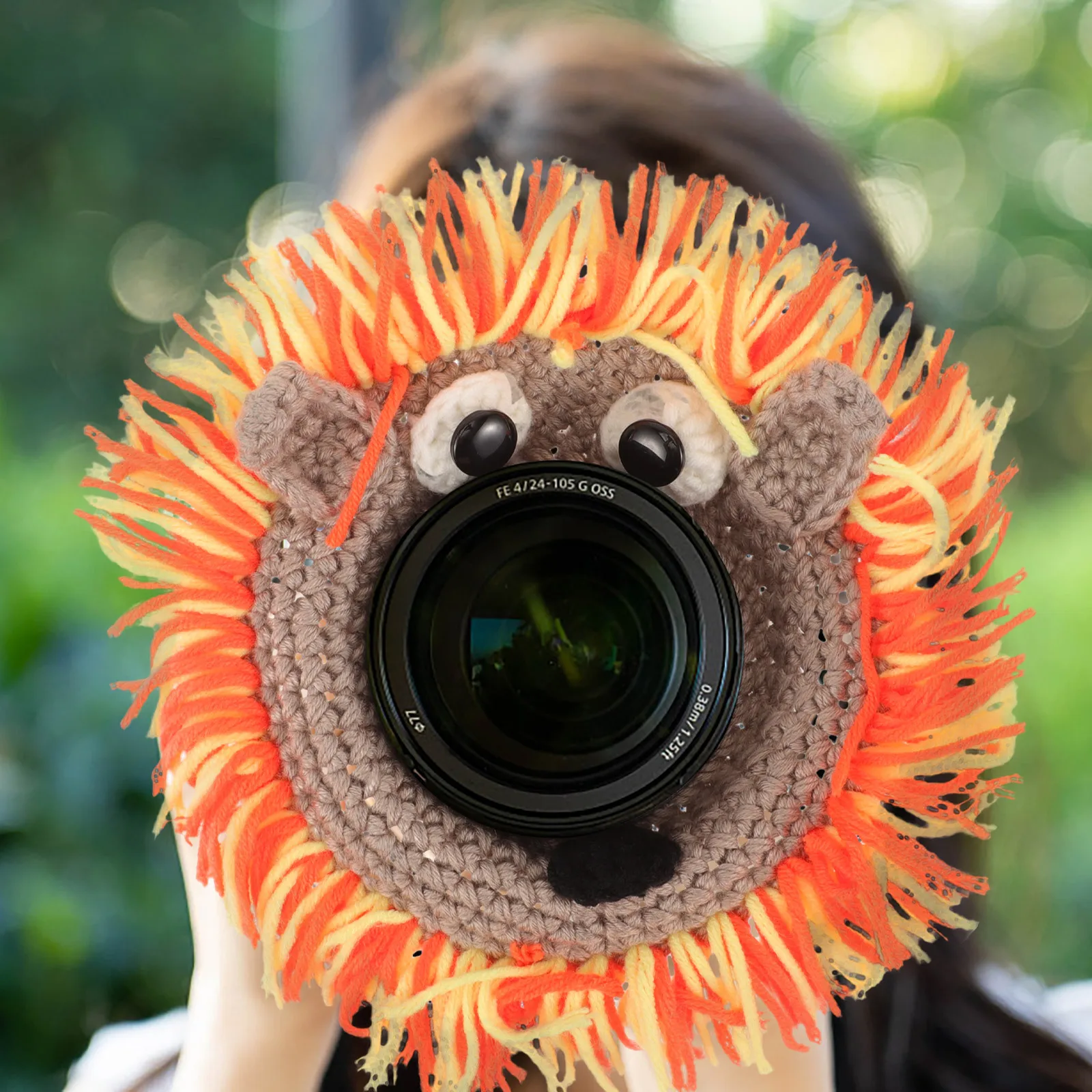 

Knitted Lens Decoration Animal Pattern Camera Accessory Photography Props One Size Fits All