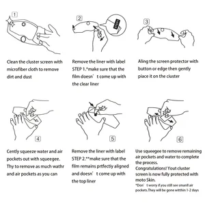 Honda CB300F Panel Screen Protector, TPU -Instrumentenfilm, Twister Accessoires, Honda CB 300 F und CB300F -Teile 10 Hauptverkaufsgremium für CB 300 - №2