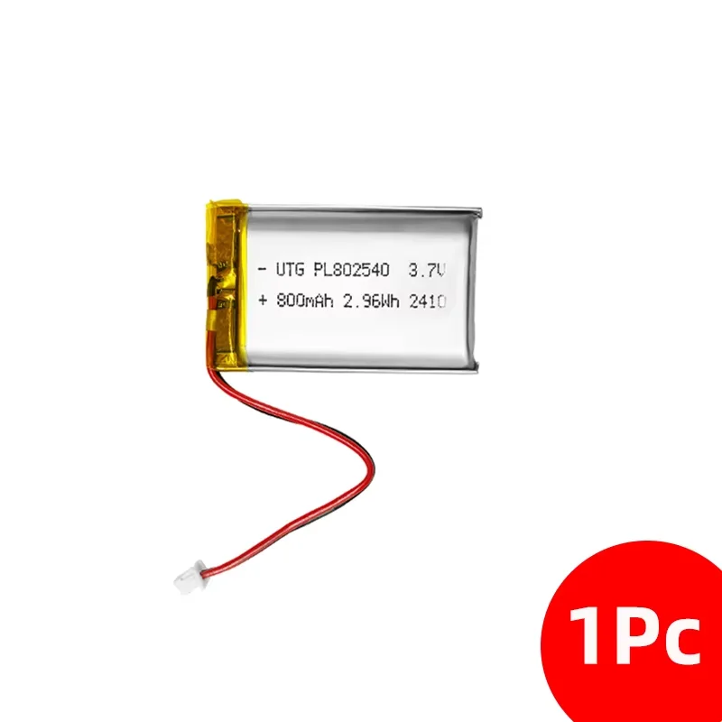 Heltec 3.7V Lipo Batterij PL802540 Lithium Batterij Li Polymeer Batterijen voor T114 V2 LoRa 32 V3 Dev-board LoRa Node 800/3000Mah