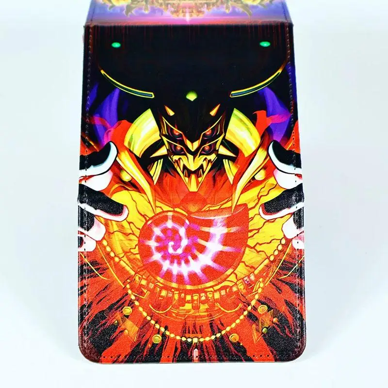 Yu-Gi-Oh! Eldlixir of the Glorious Golden Land DIY Large Capacity Leather Card Box Anime Game Collection Card Storage Box