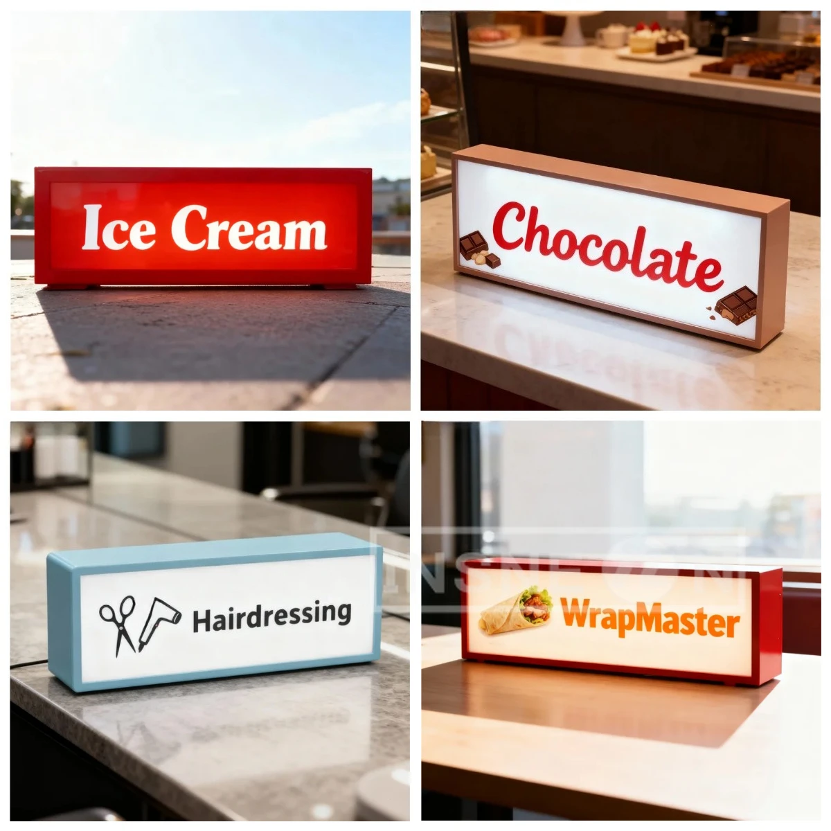 LightBox Sign 3d Printed Lamp Customizable Podcast Signage Light Up Led Lost & Found Signboard Custom Table Light Box Indoor