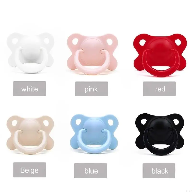 R66D حلمة الطفل مع مقبض لينة مهديء اللهايات الطفل مهديء أساسي هدية لصبي فتاة فراشة شكل دمية مصاصة