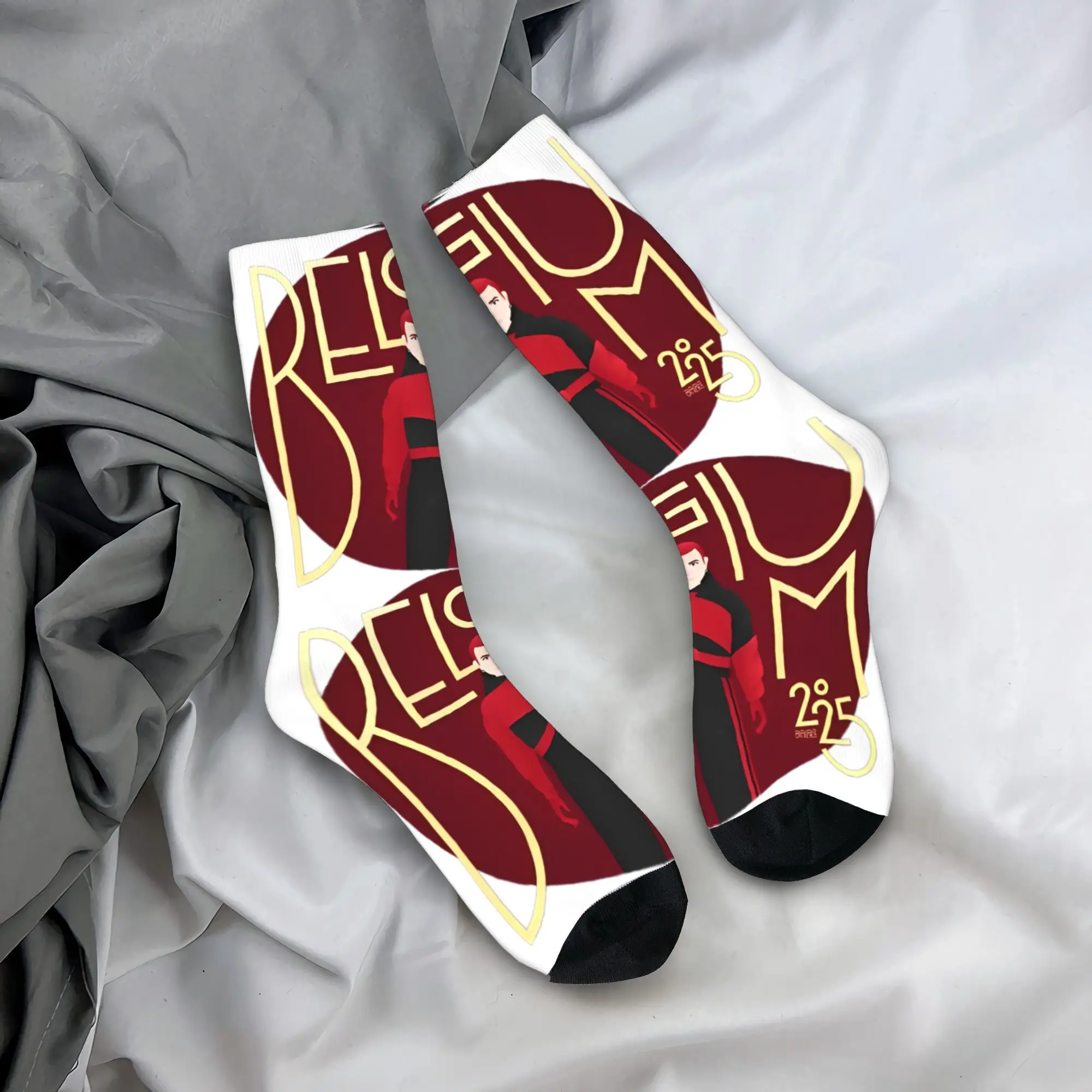 België Eurovisions 2025 Sokken Ontwerp Kousen Antislip Herensokken Kwaliteit Wintermode Klimsokken
