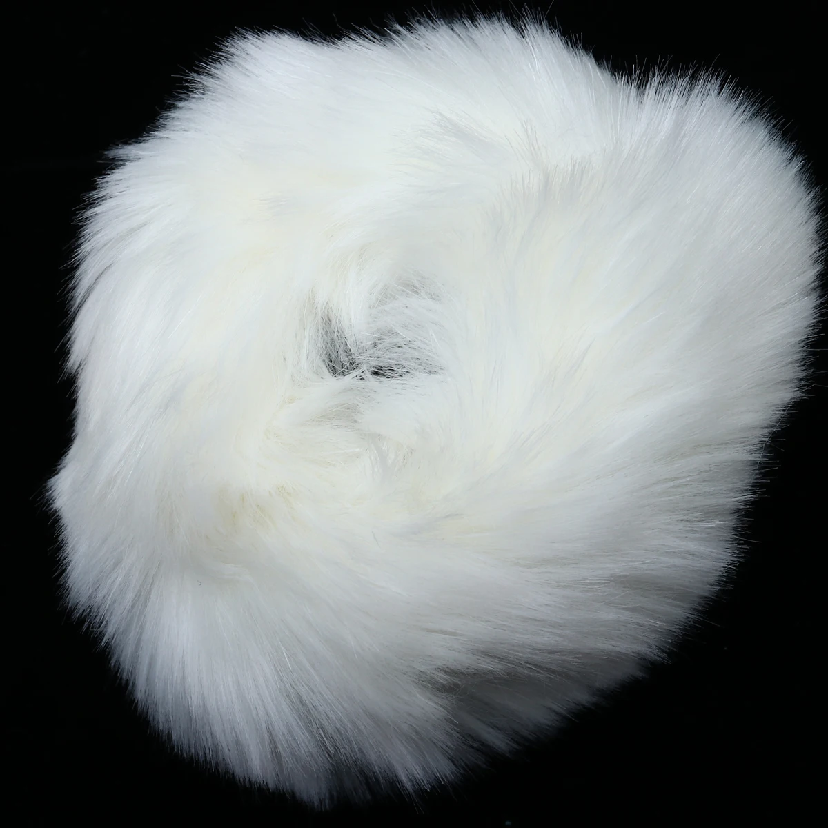 

1 Pair White Faux Arm Warmers Furry Wrist Cuff Warmer Band Elastic Wrist Ring Gifts Decor for Women Party Costumes One Size