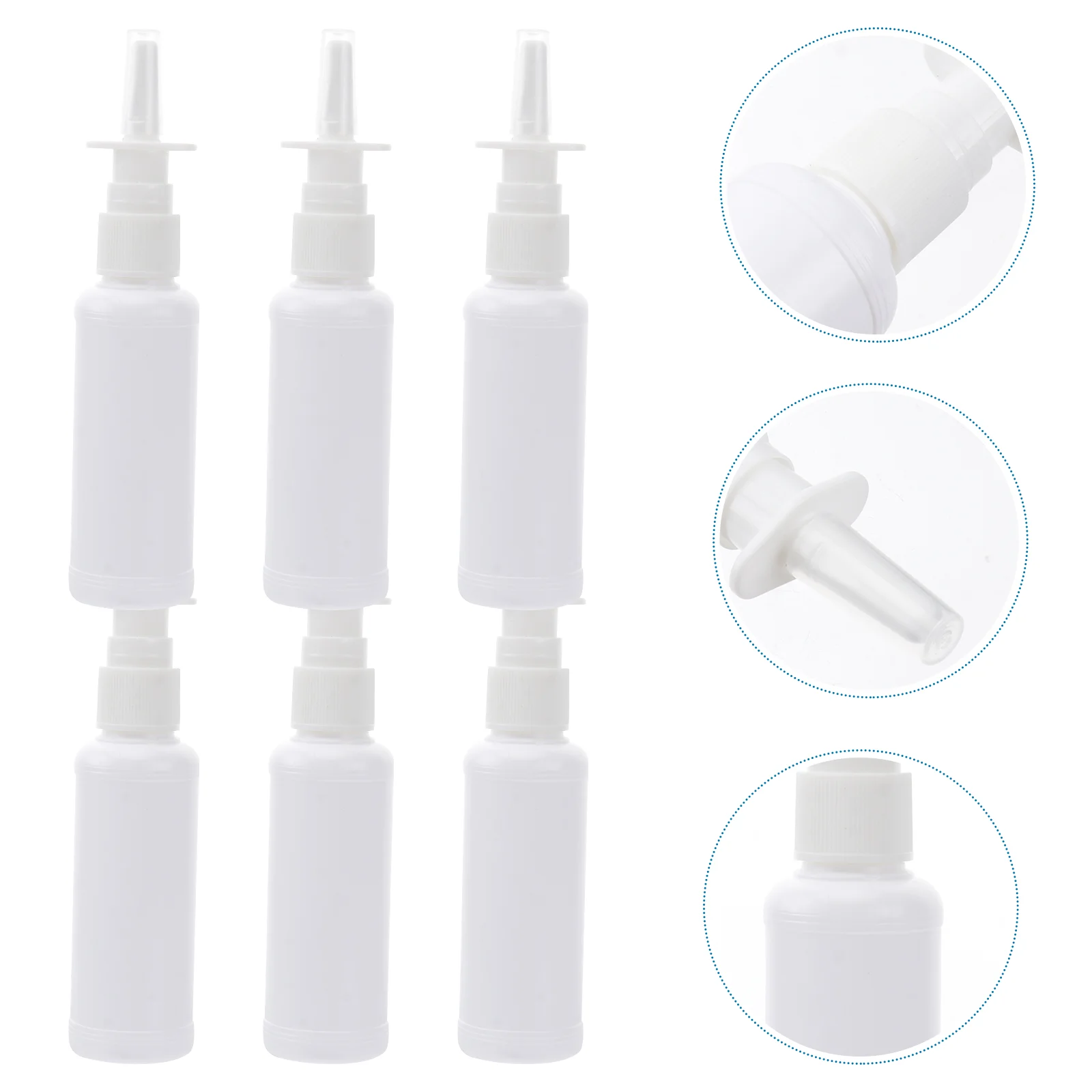 20 stuks directe injectie fles draagbare neussproeier fles hervulbare fijne mist lege spuitflessen (10 ml)