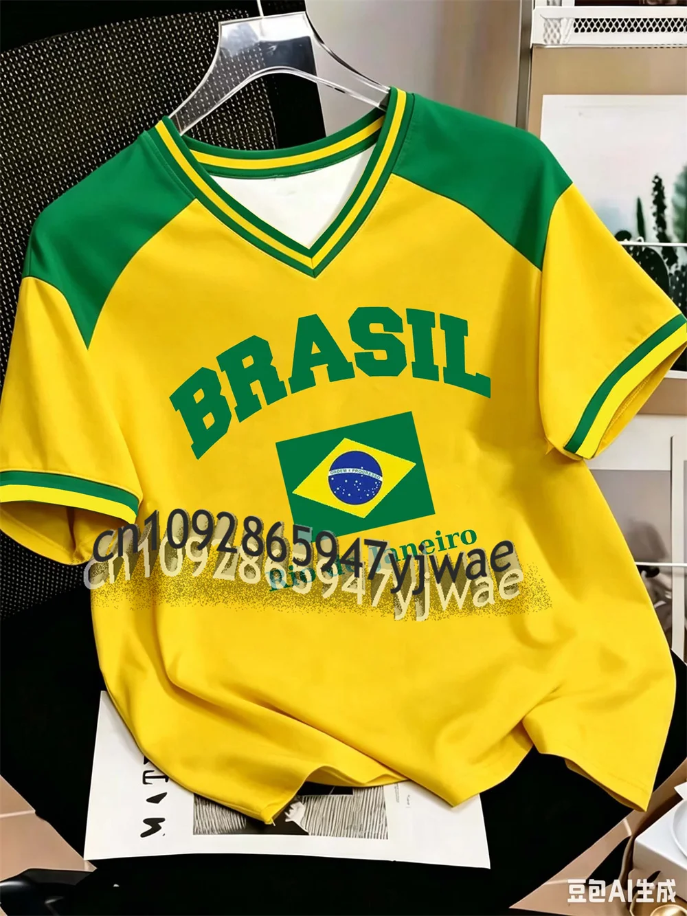 Street Fashion Brazil - 2026 Brazil Yellow Green Football Jersey