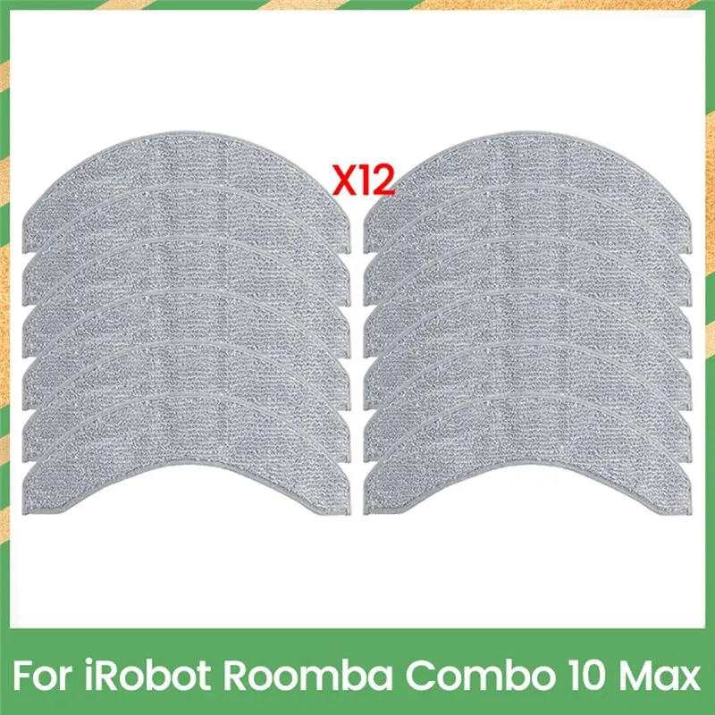 

Ткань для швабры ABBZ-Mop для Irobot Roomba Combo 10 Max, комплект аксессуаров, эффективные аксессуары для уборки дома, 12 шт.