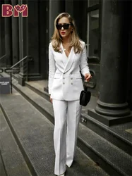 Elegant Bridal Suits Classic Women Pant Suits Spring Summer Formal Office Suits Classic Business Suits Tuxedo Blazer Customize