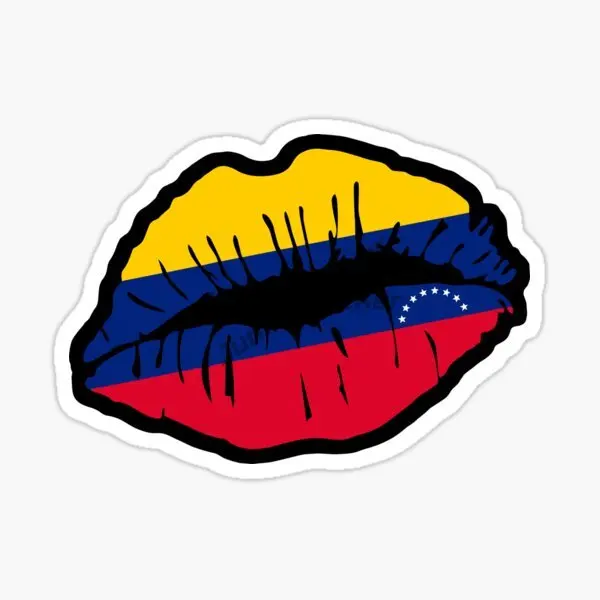 الإبداعية البندقية الشفاه خريطة العلم سيارة ملصق جودة مقاوم للماء الفينيل ذاتية اللصق اكسسوارات السيارات ديكور الشارات #4