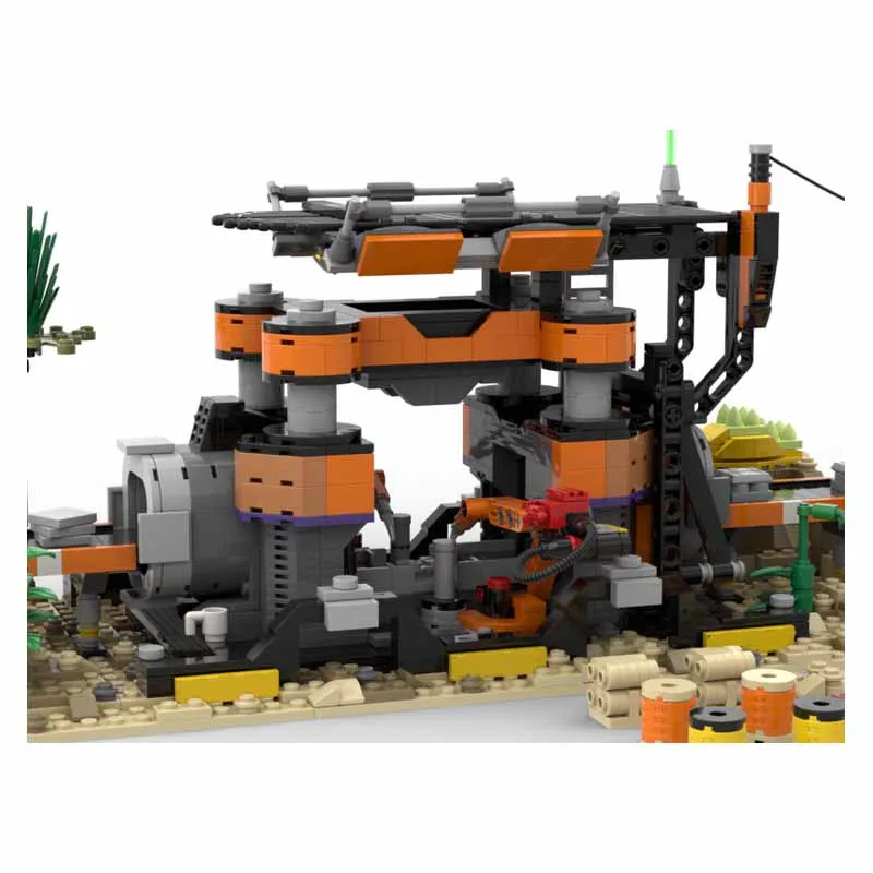 1506 pièces MOC- 128471   Jeu classique, blocs de Construction d'automatisation, modèle de jouet, cadeau d'anniversaire, cadeau de noël pour enfants