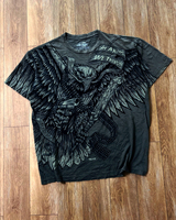 Y2K Men's Tapout Graphic Tee Oversized Streetwear T-Shirt Hip Hop Letter Print | Harajuku Vintage Style Soft Cotton Short Sleeve