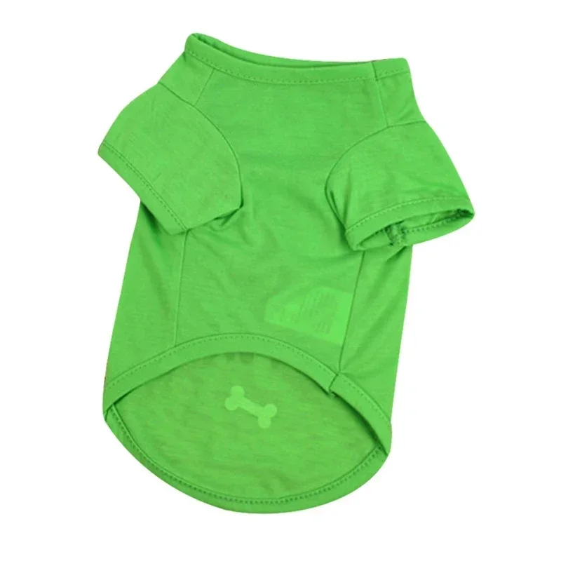 Summer Dog Clothes Tee Shirt Pet Dog Clothing Poodle Bichon Pomeranian Puppy T-shirt Pajamas Coat Small Dog Costume Dropshipping view 5