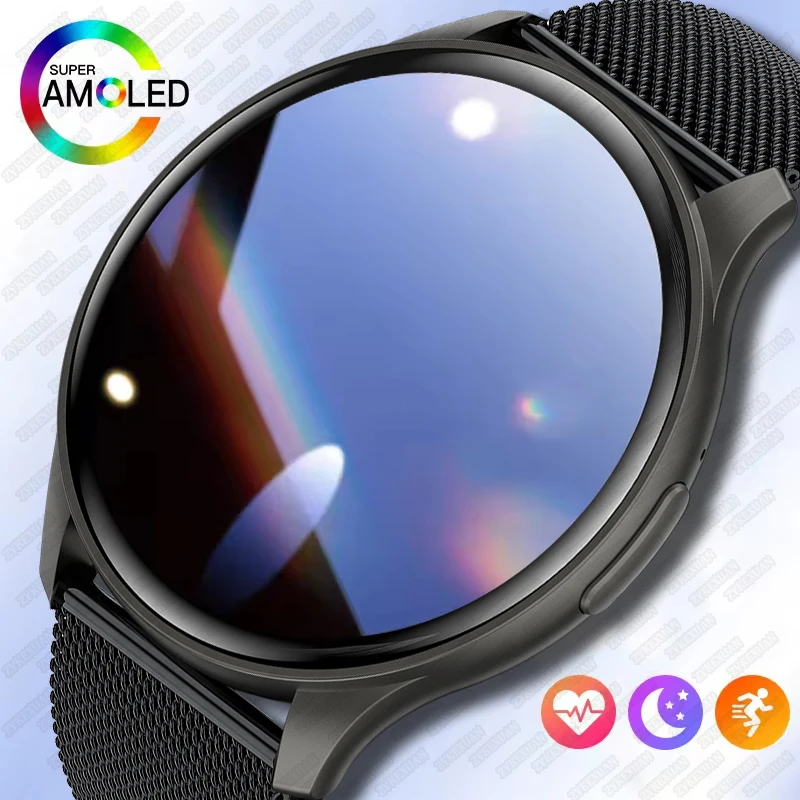 2025 Nieuwe Voor Android ios 1.43 inches Bluetooth Oproep Smartwatch Vrouwen Mannen AMOLED 466*466 HD Pixel Display smartwatches Dames