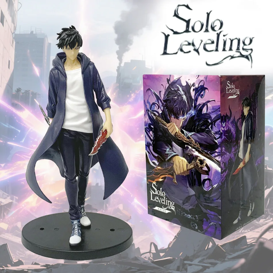 

New show Anime Solo Leveling Shadow King Battle Edition Cheng Xiaoyu Handheld Model Desktop Ornament Anime Peripheral Scenery
