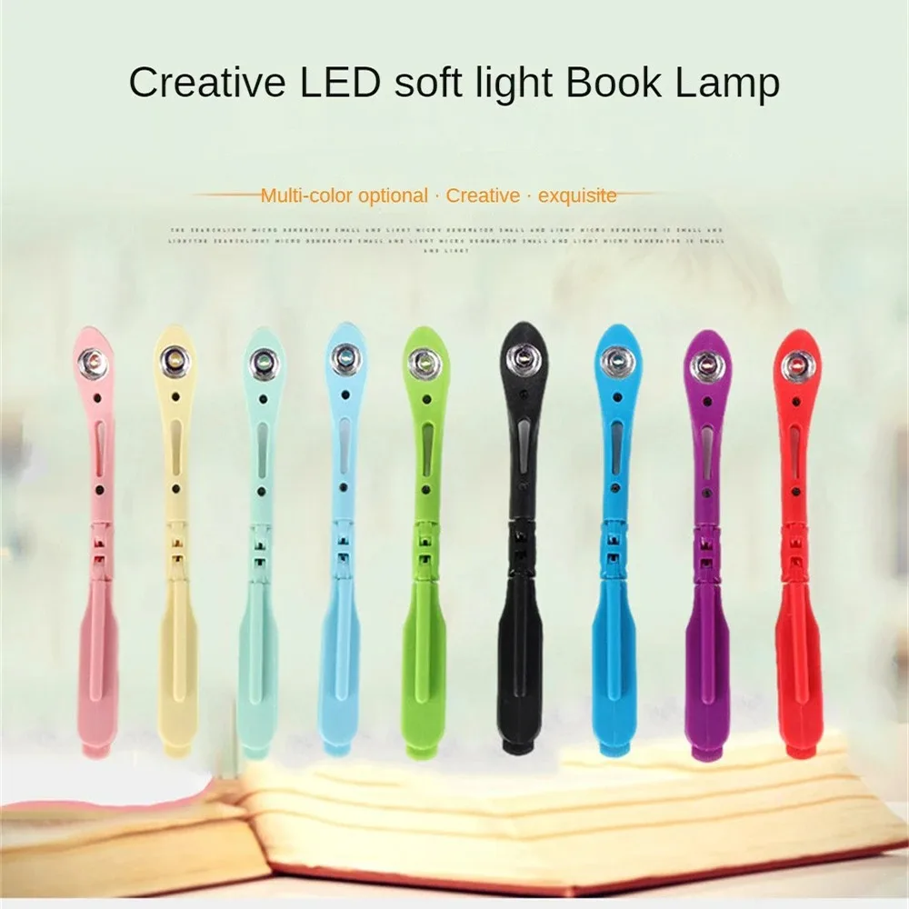 

Bedroom reading light, writing desk lamp, flashlight, eye protection book clip, battery light strip clip, mini LED for children