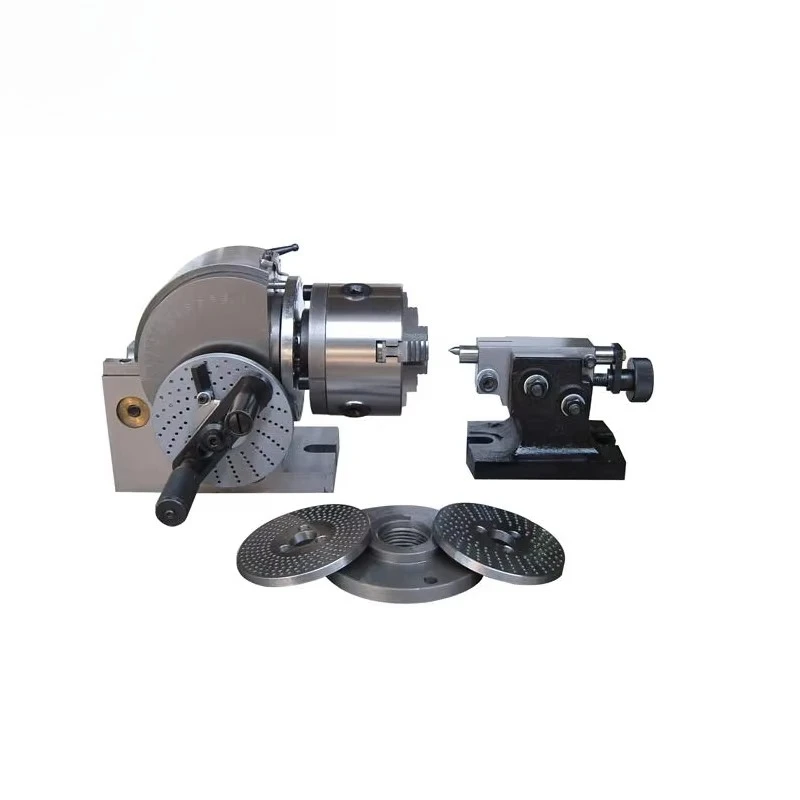 

Factory Directly Sell Semi Universal Dividing Head BS0 Precision Indexing Head 100mm Lathe Chuck for Mini Drill Mill