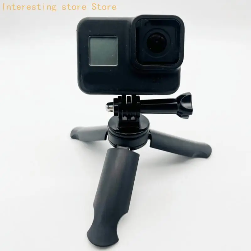 Action Camera Desk Stand with 1/4 Mount, Folding ABS Camera Holder for Pocket 4 Desktop Video Use in Home and Office Daily 55KC