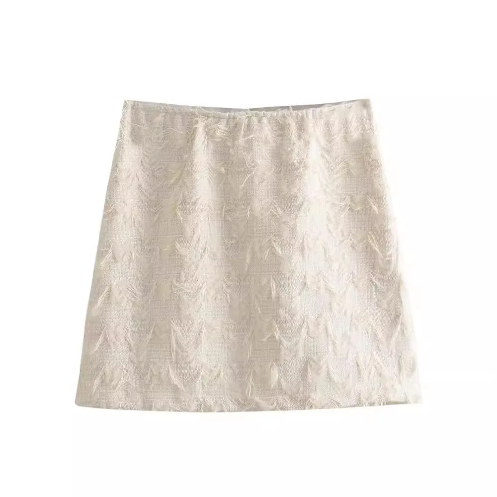 

Spring/Summer New Women's European and American Style, Small Western Style, Fragrant Mini Skirt