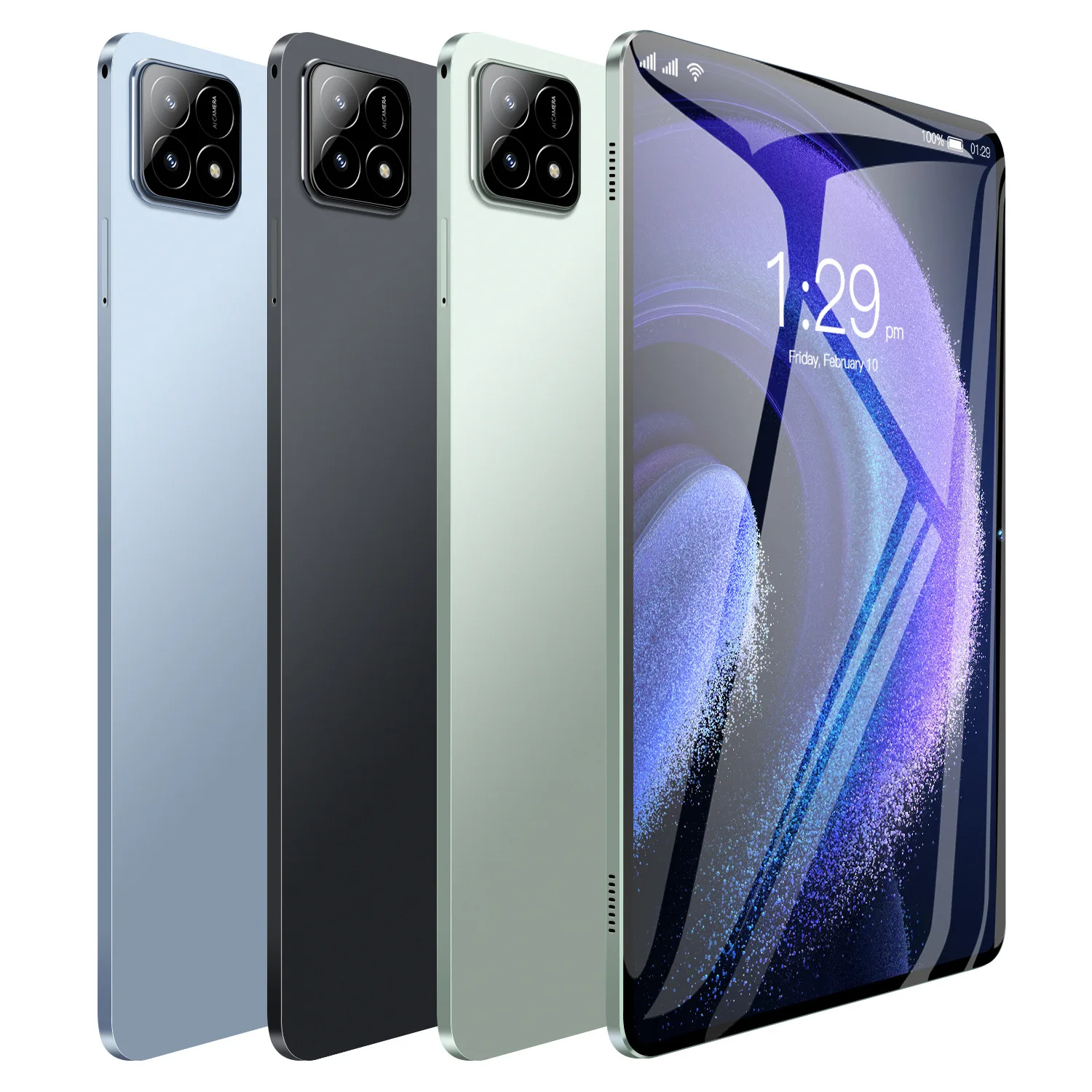 WM 10.1 Inch Tablet Android 14 Phablet Support phone SIM cards 12GB RAM 512GB ROM 4 Cores,1TB Expand,1280x800 IPS Screen 5000MAH