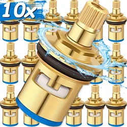 Stainless Steel Universal Replacement Tap Valves Brass Ceramic Disc Cartridge Inner Faucet Valve for Bathroom Kitchen Supplies
