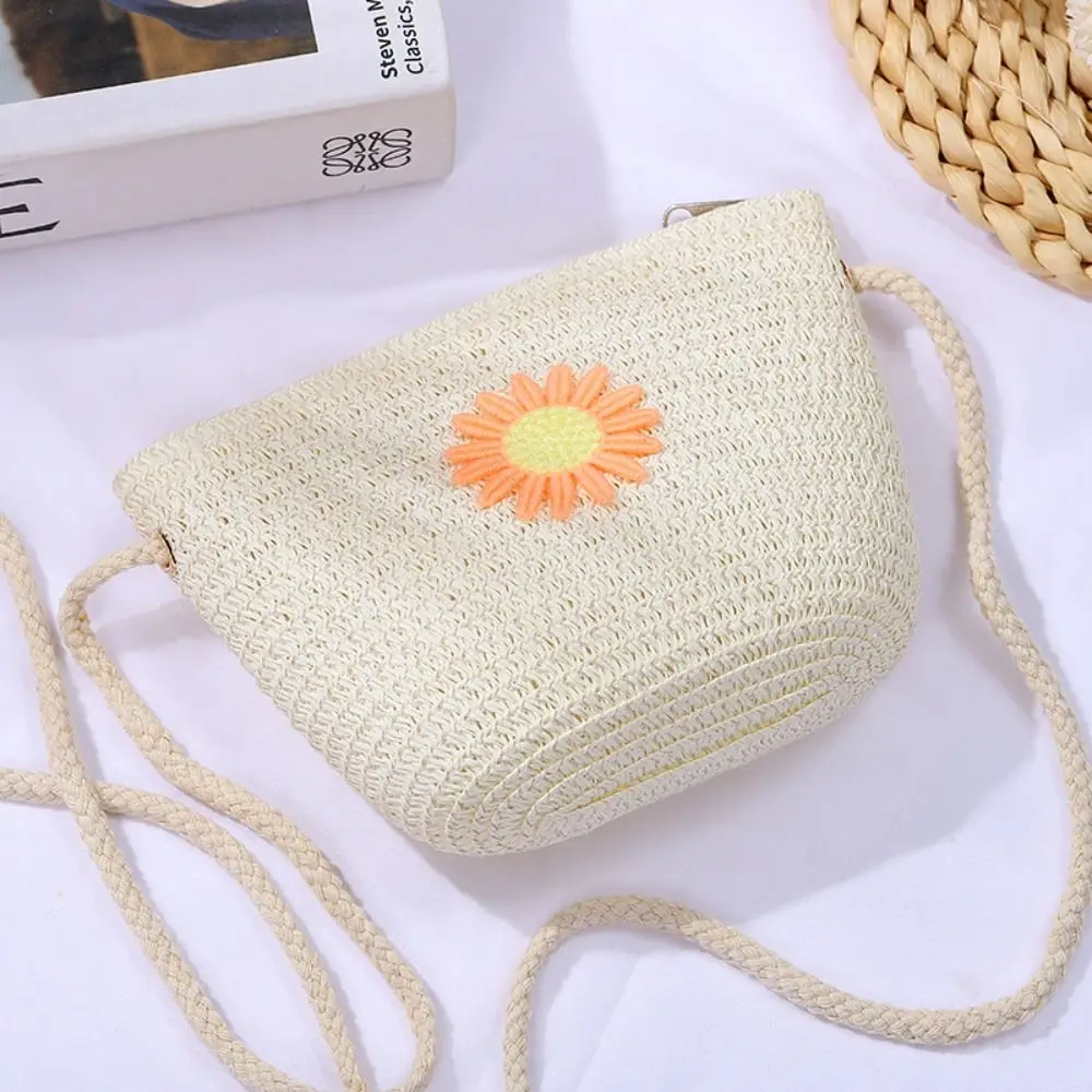 

Сумка-кошелек из плетеной соломки в форме ракушки, ручной работы, соломенная сумка, детская сумка через плечо, женская сумка