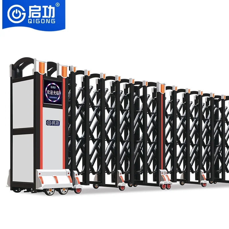 

Modern Outdoor Aluminum Security Entrance Gate Simple Design Retractable Slide Electric Gate for House Automatic Opening Pattern