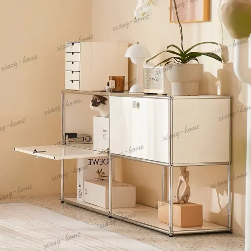 Curio Luxury Living Room Cabinets Librero Mobile Decor Organizer Storage Drawers Cabinets