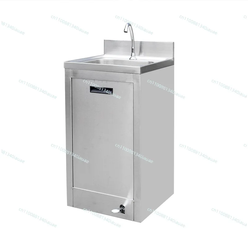 

Мойка из нержавеющей стали, педальная, однокамерная, для дезинфекции на пищевых производствах, в чистых помещениях и цехах очистки