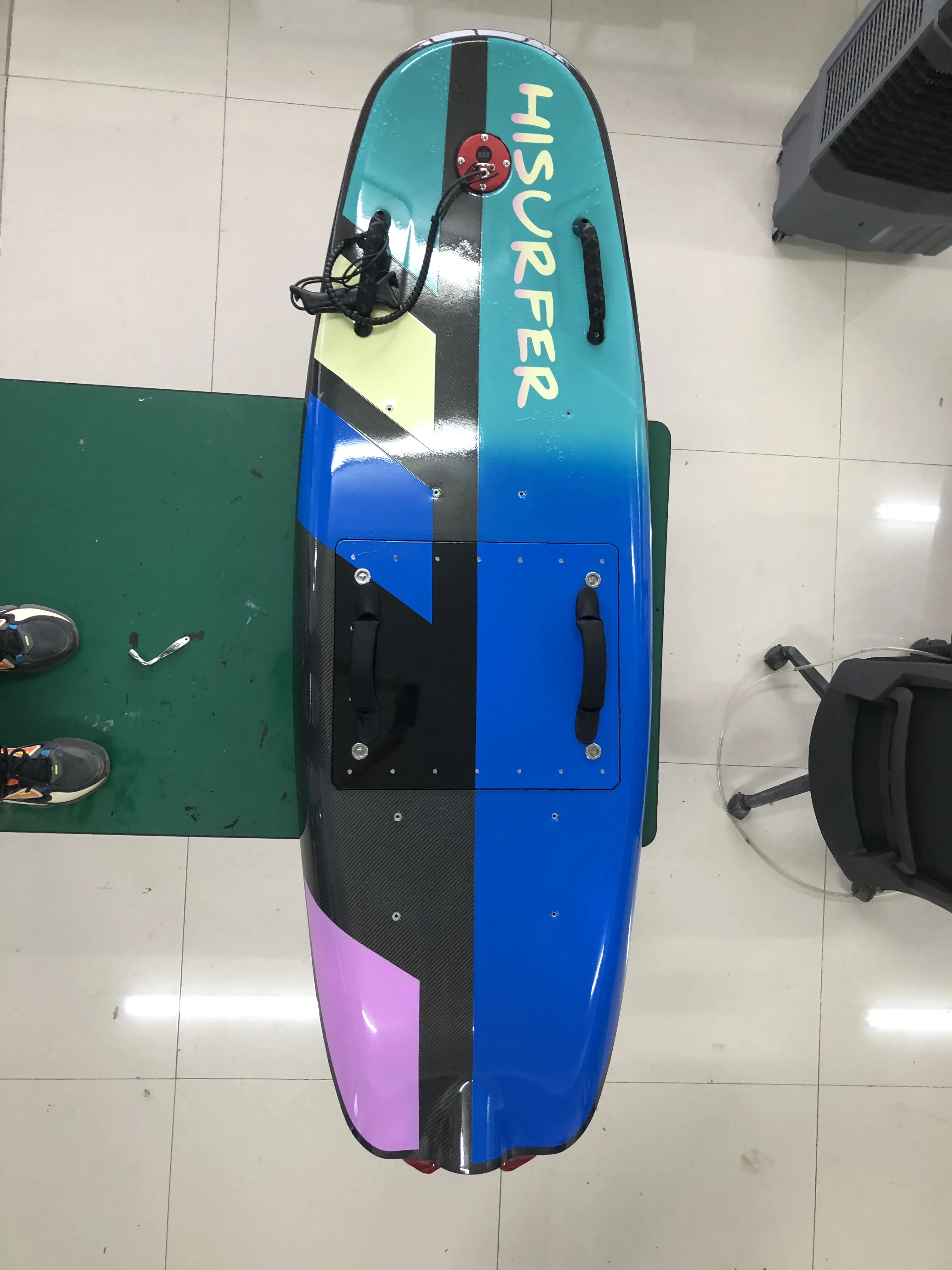 Op voorraad Zeilboot Jetsurf Gasaangedreven Surf Paddle Board Fiber Surfplank