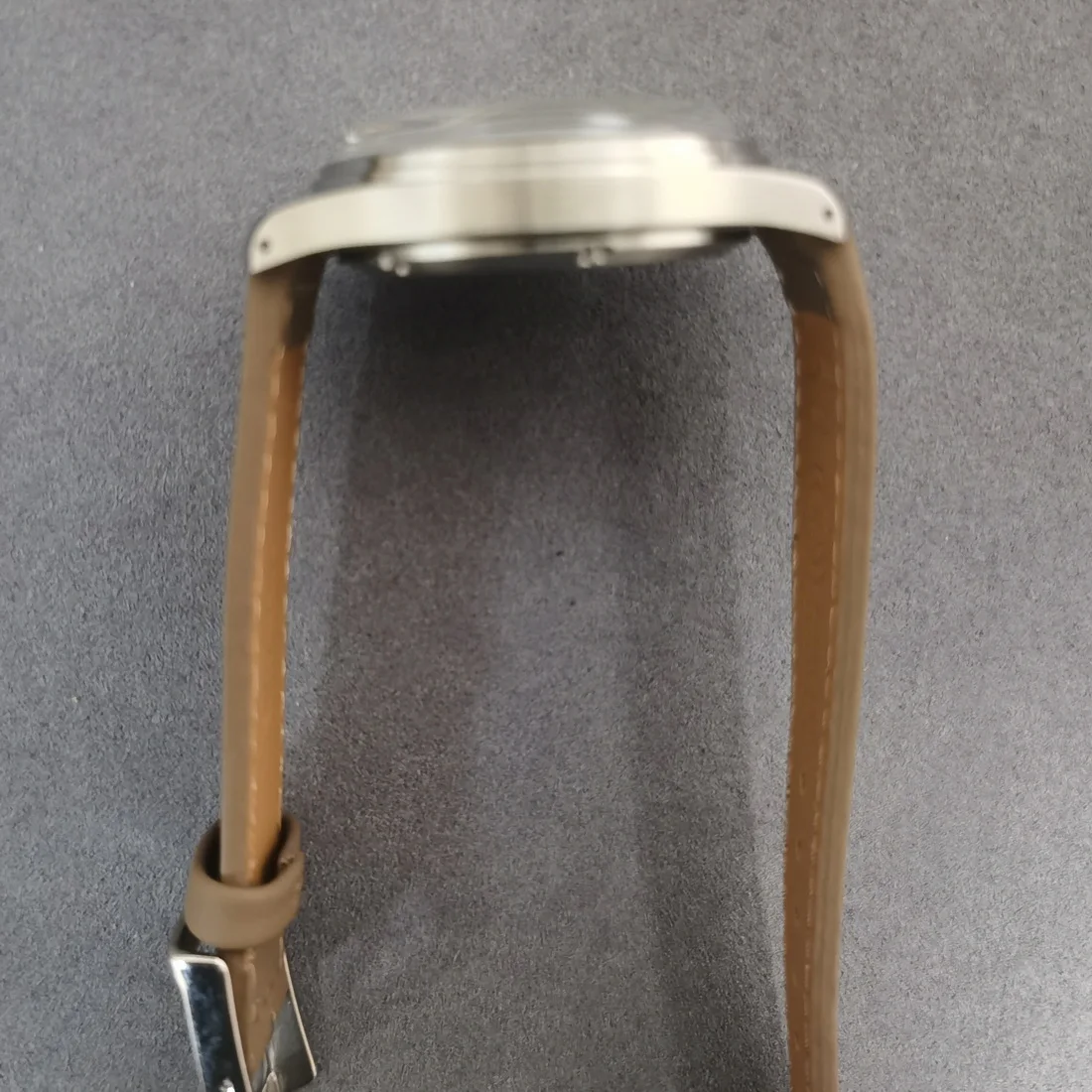 MERKUR Jam Tangan Otomatis Pria Jam Tangan Mekanis Jam Lompat 38Mm Cermin Safir ST17 Tali Pelepas Cepat