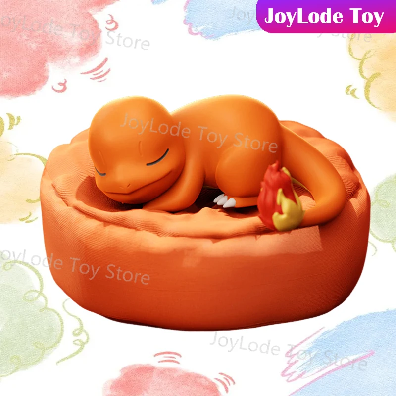 In Stock New BKM Anime Figures Leisure time Series Blind box Meowth Gonbe Charmander Figure Cute doll Collection Model Toys Gift