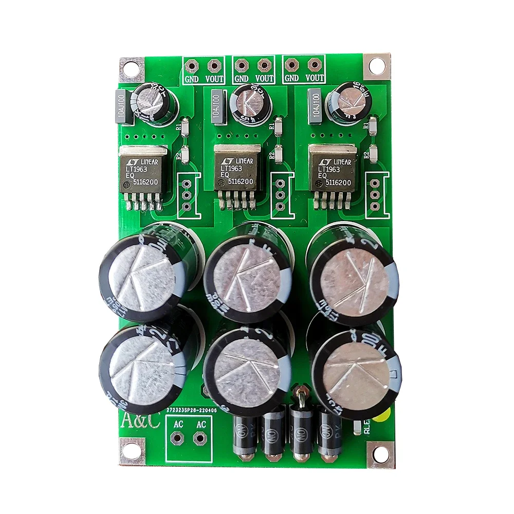 

LT1963A High-speed Low Noise Three-way Independent Linear Regulated Power Supply Upgraded Amanero XMOS DAC