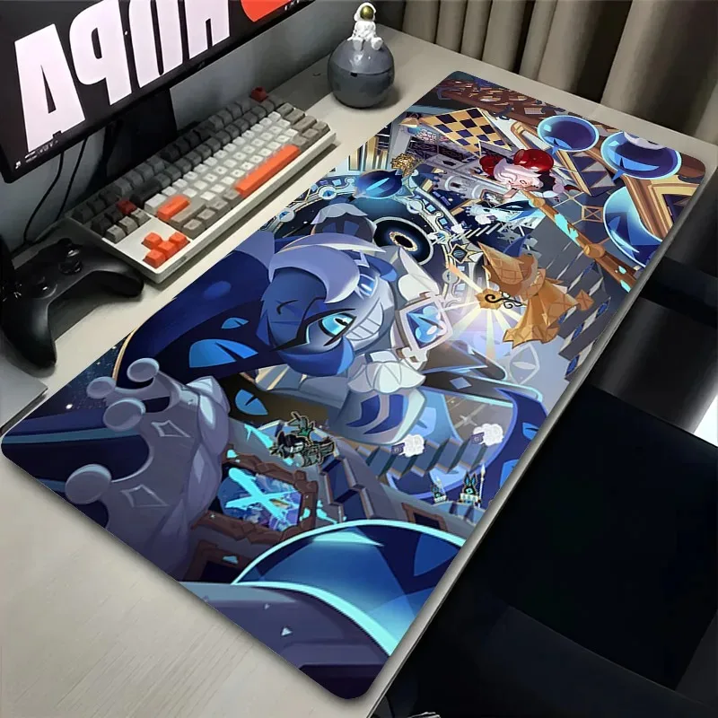 Anime-Mauspad Cookie Run K-Kingdom MousePad Gaming-Zubehör, rutschfeste Schreibtischunterlage, Gamer-PC-Gehäuse, Mauspad, Laptop-Teppichmatten