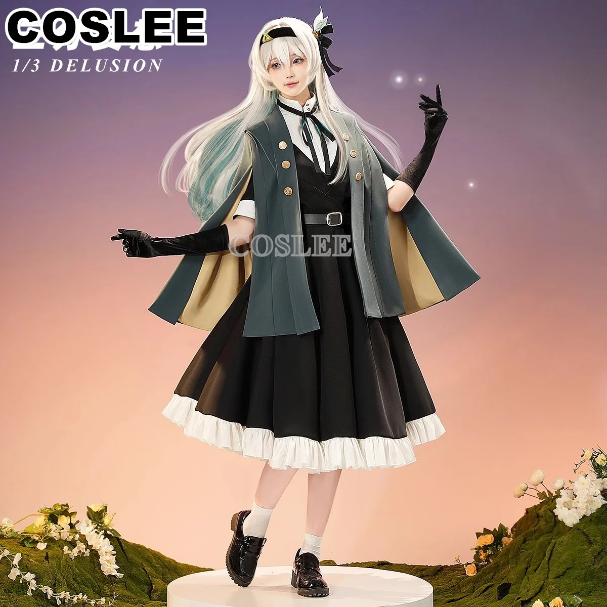 コスリー-女性のためのホタルのコスプレ衣装,パーティードレス,ユニフォーム,ハロウィーンの衣装,スターレール,真夏