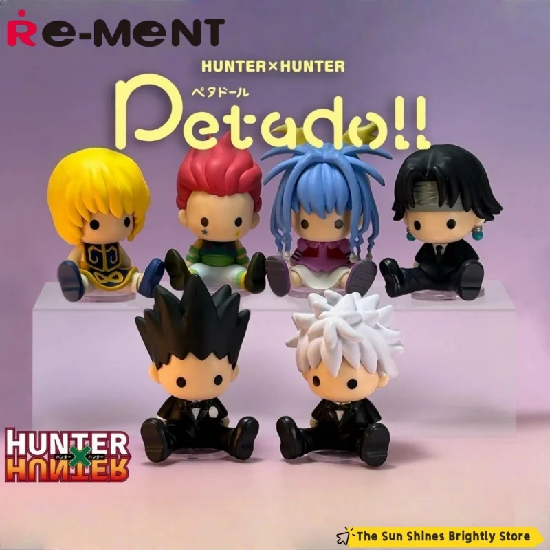 

Re-ment Original petadoll HUNTER HUNTER Gon Freecss Killua Zoldyck Hisoka Curarpikt Anime Action Figures Toy Kids Gift Mode