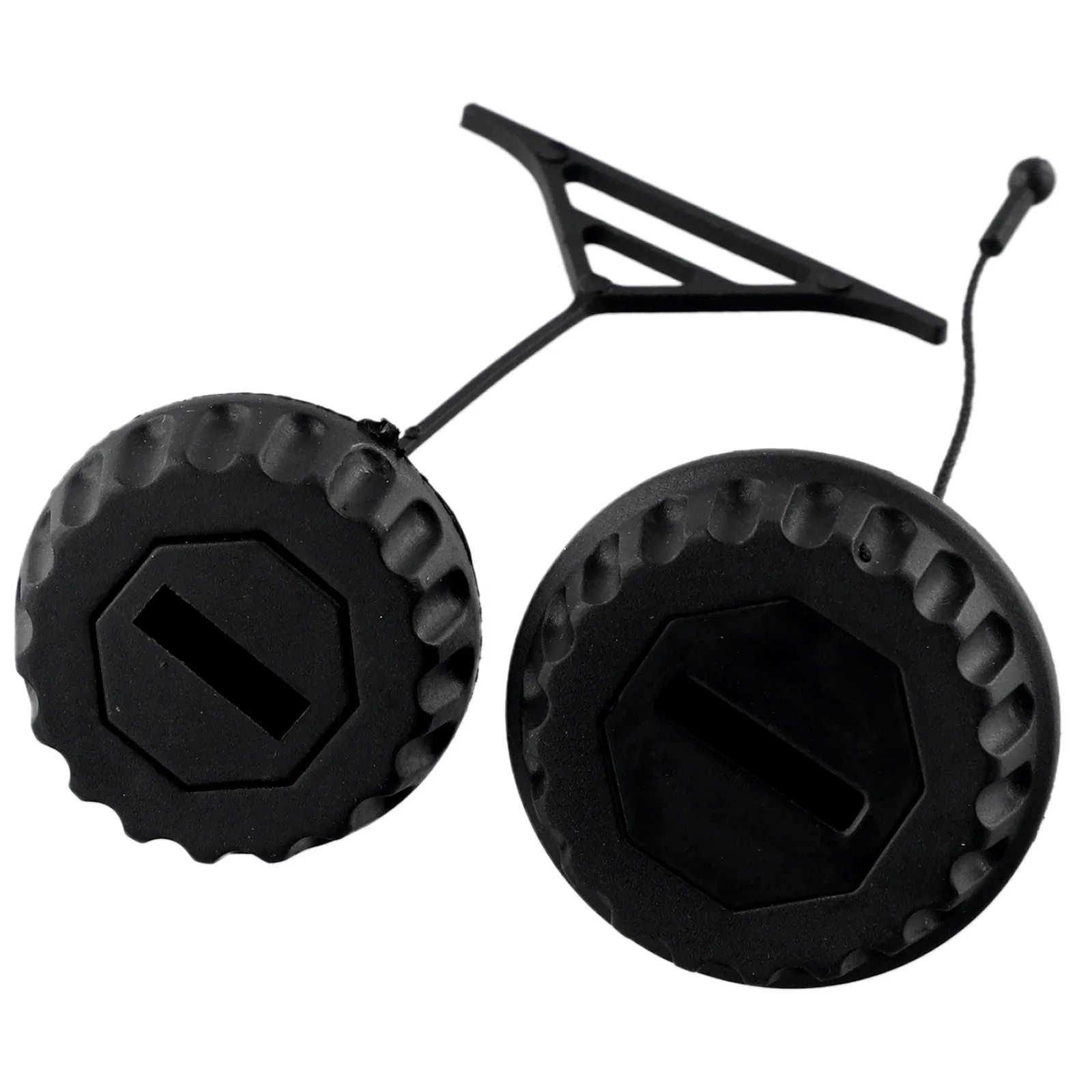 2Pcs Fuel & Oil Cap Replace For Stihl 064 MS640 066 MS660 Chainsaws Power Tool Fuel Tank Oil Cover Cap Spare Parts