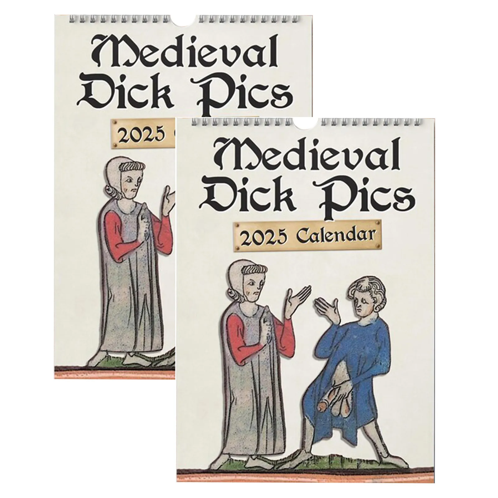 Medieval Dick Pics 2025 Calendar, Funny Penis Rude Calendar With Illustrations, Prank Medieval Dick Wall Calendar, Dick Pics Cal