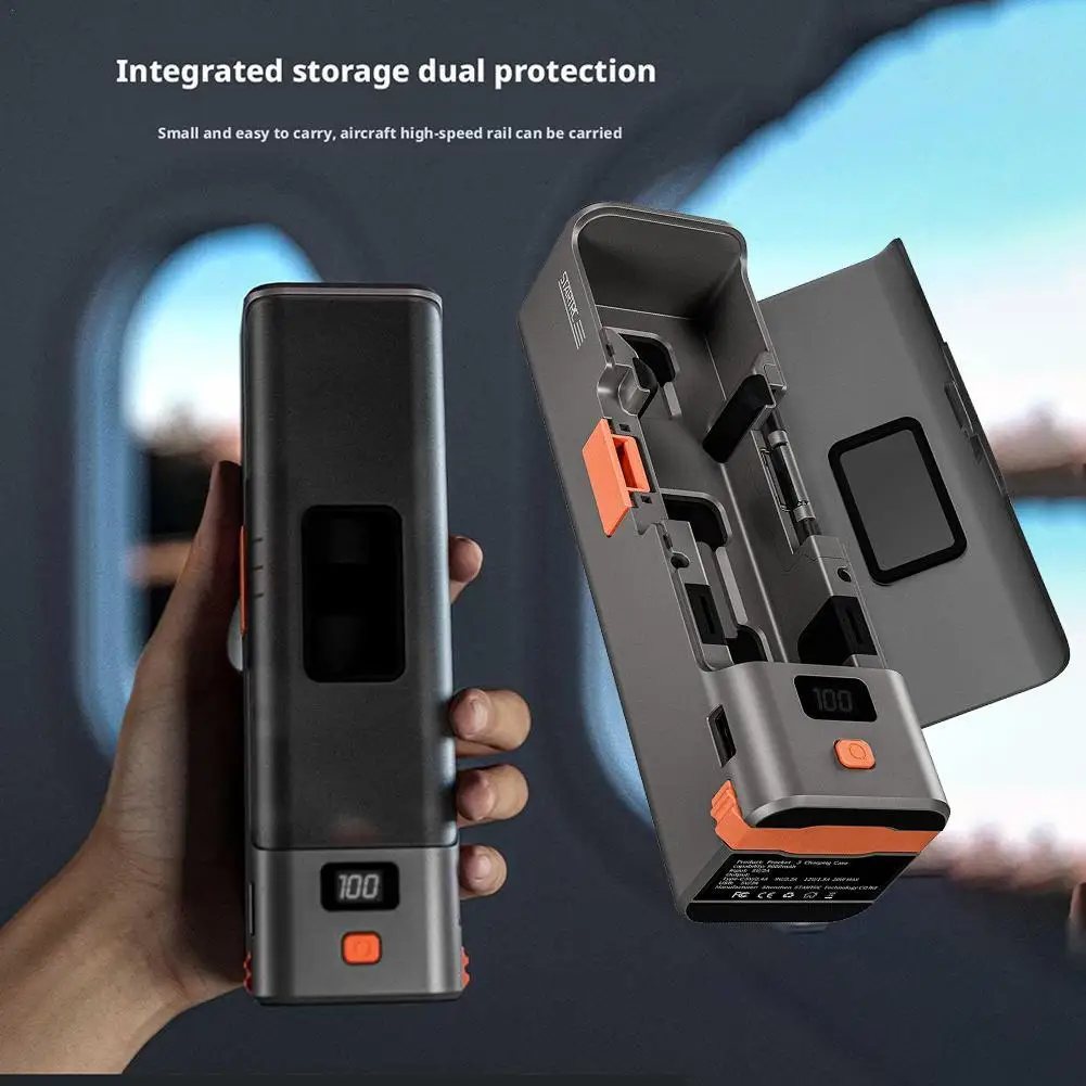 

Adjustable Light Pocket Camera Charging Case For STARTRC Pocket3 Pocket Camera Super Fast Charging Smart Digital Display