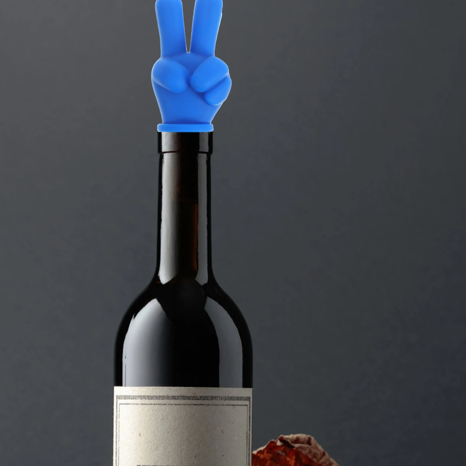 

1pcs Wine Stopper Silicone Red Wine Seal Tool Elegant Bottle Plug Decor For Home Bar Party Whisky Bottle Stoppers