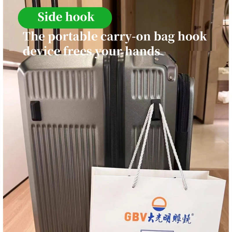 أمتعة قابلة للتوسيع، حقيبة عربة سميكة ذات سعة كبيرة، حقيبة سفر مقاس 24 بوصة، أمتعة مع قفل مجمع، قوي و Du