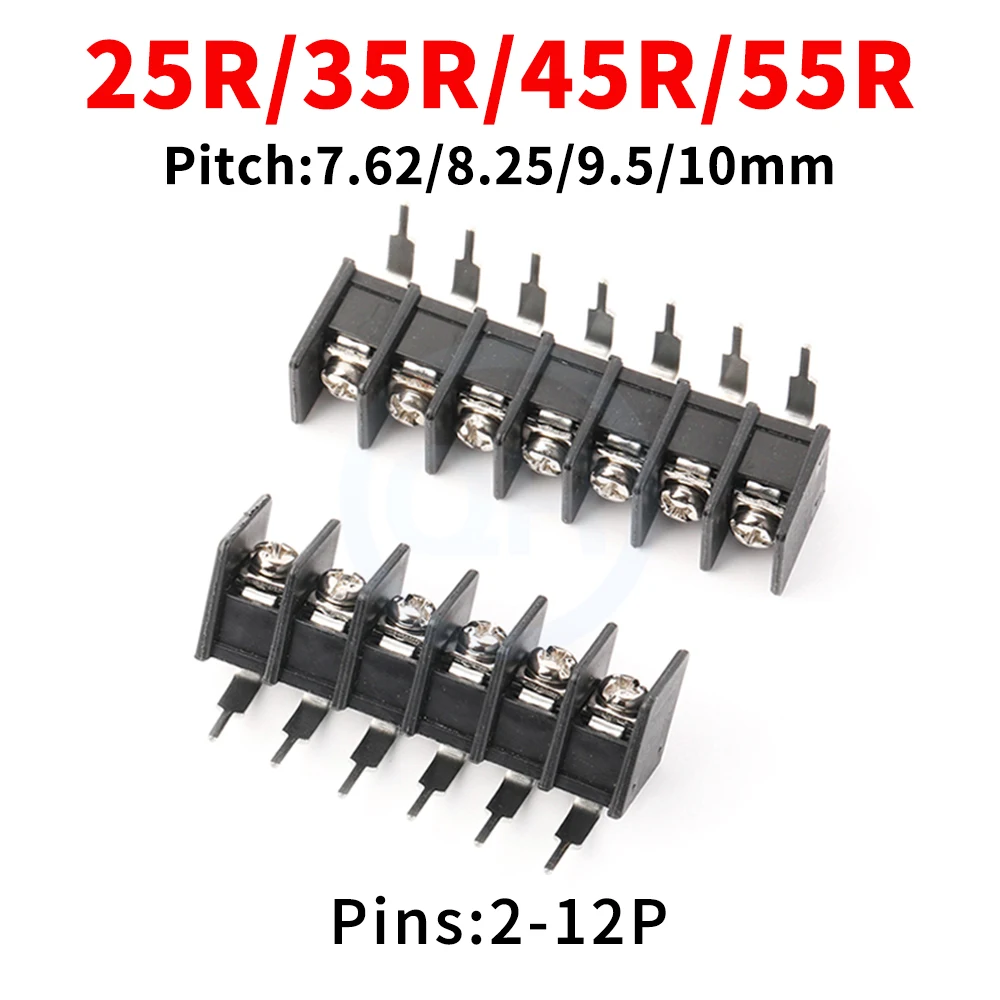 

(10 pcs) KF 25R-7.62/35R-8.25/45R-9.5/55R-10 MM Grid PCB Terminal Block Connector 2-12Pin