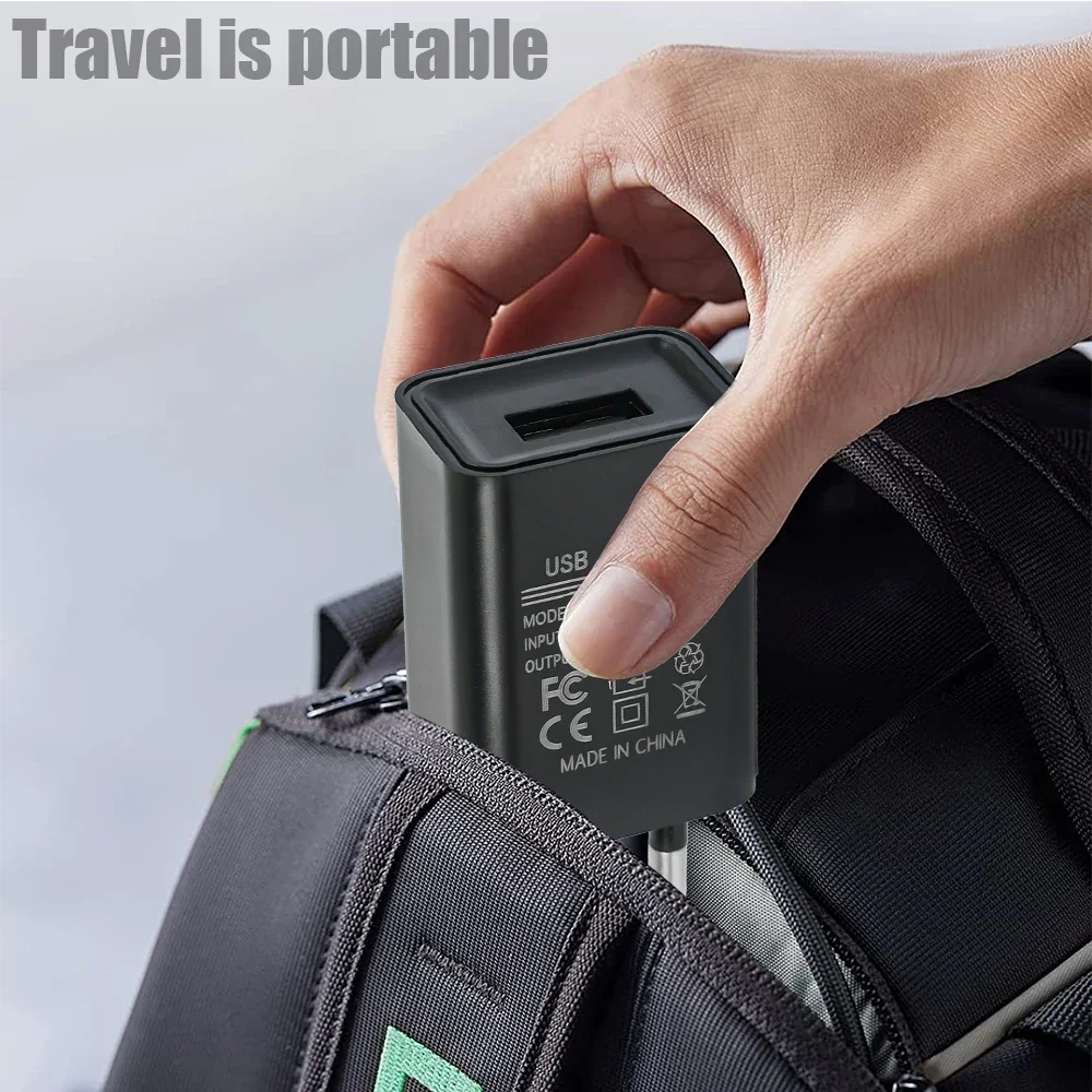Universal 5V1A Wall USB Phone Chargers EU Plug Travel Fast Charging Power Adapter for IPhone Samsung Xiaomi Huawei Google - náhled 5