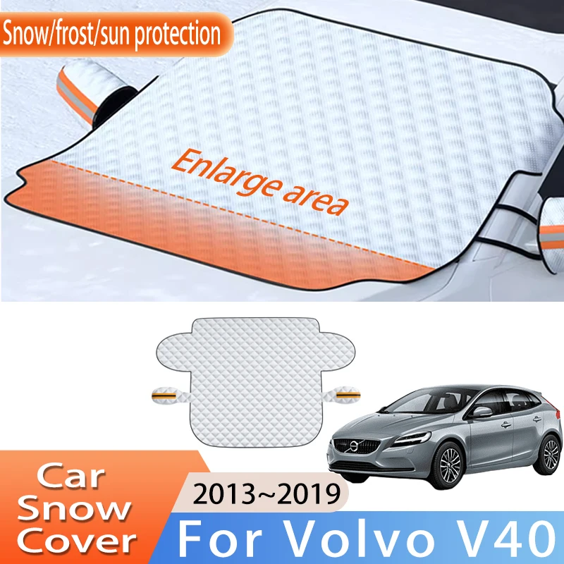 

Car Accessories For Volvo V40 2013~2019 2014 2015 2016 Front Windscreen Snow Cover Ice Frost Sun Protector Waterproof Auto Parts