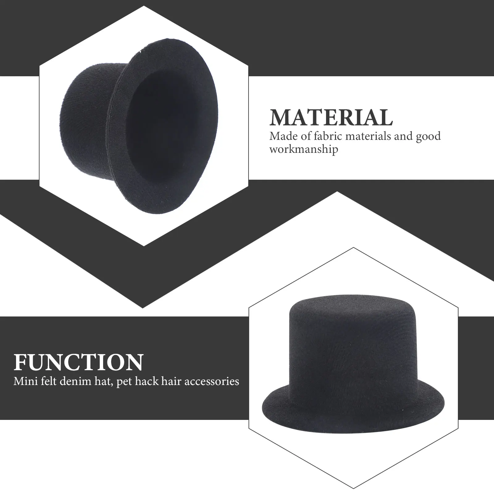 2 قطعة القبعات العلوية المصغرة في مادة ممتازة قبعات صغيرة لطيفة لديكور بيت الدمى المشاريع الحرفية Kawaii هدايا فريدة من نوعها