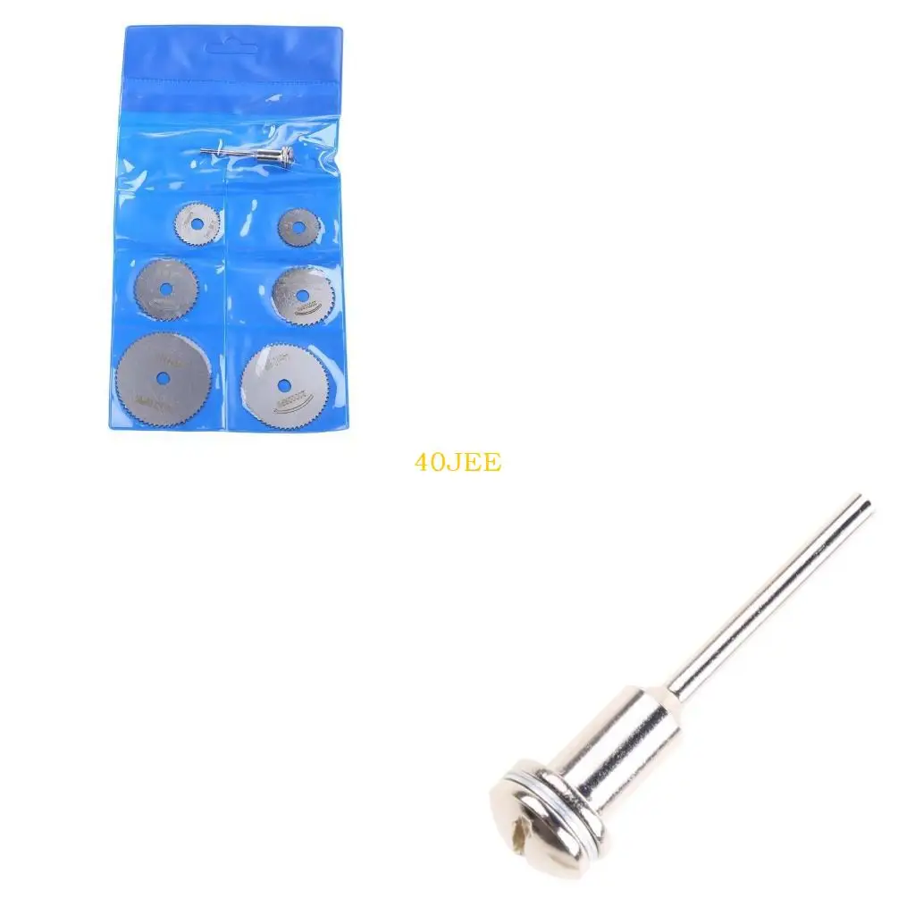 

40JE 7pcs/SET Mini Высокоскоростная стальная пила Веб -круговая режущая рубчатая рубчатая руля диски